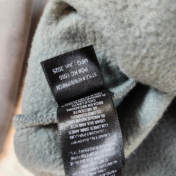 Kenneth Cole Mens Grey Fleece Hoodie Logo Pullover Sweatshirt KF9V91PNFCM XL - Picture 10 of 14